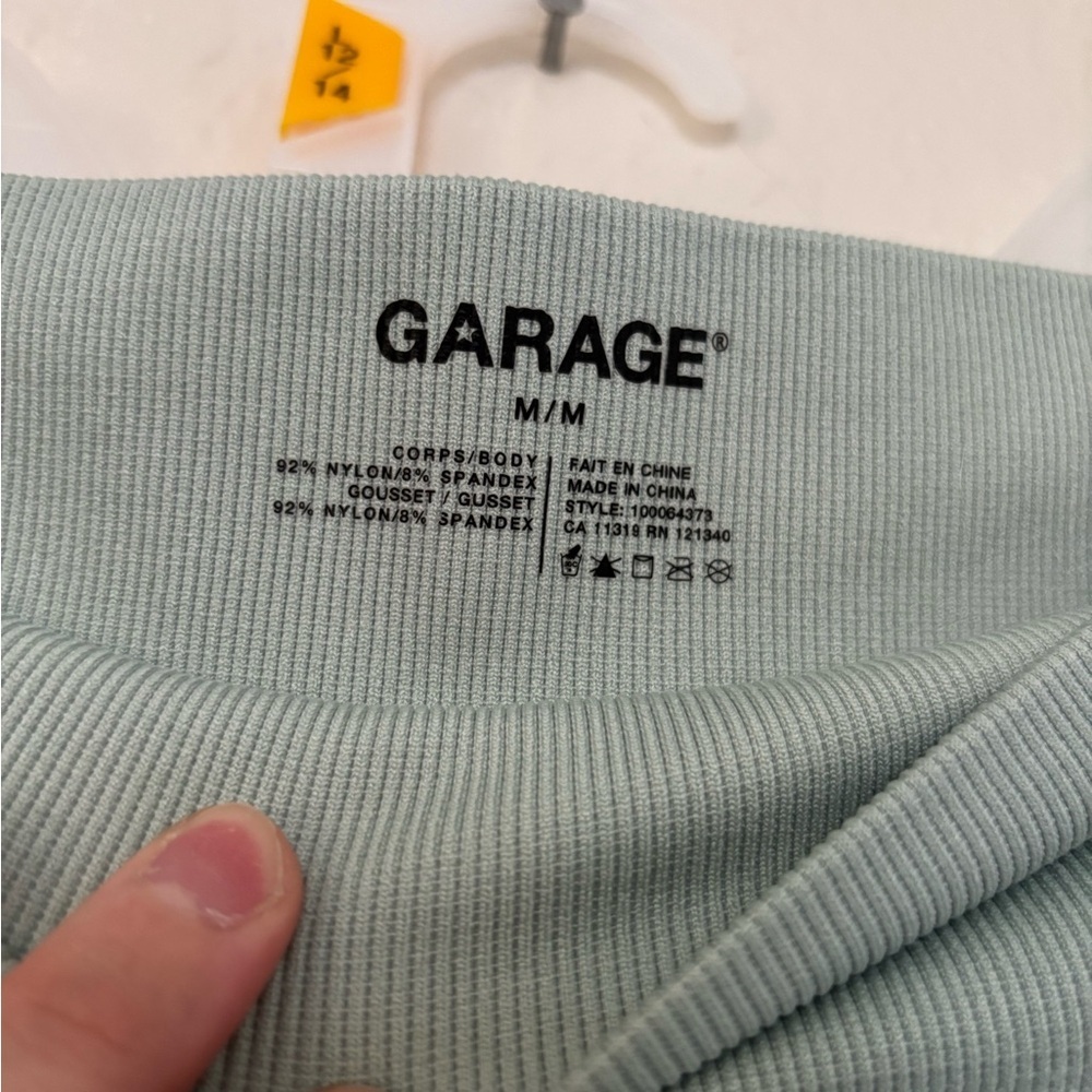 Garage Ribbed High-Waisted Leggings - Picture 2 of 6
